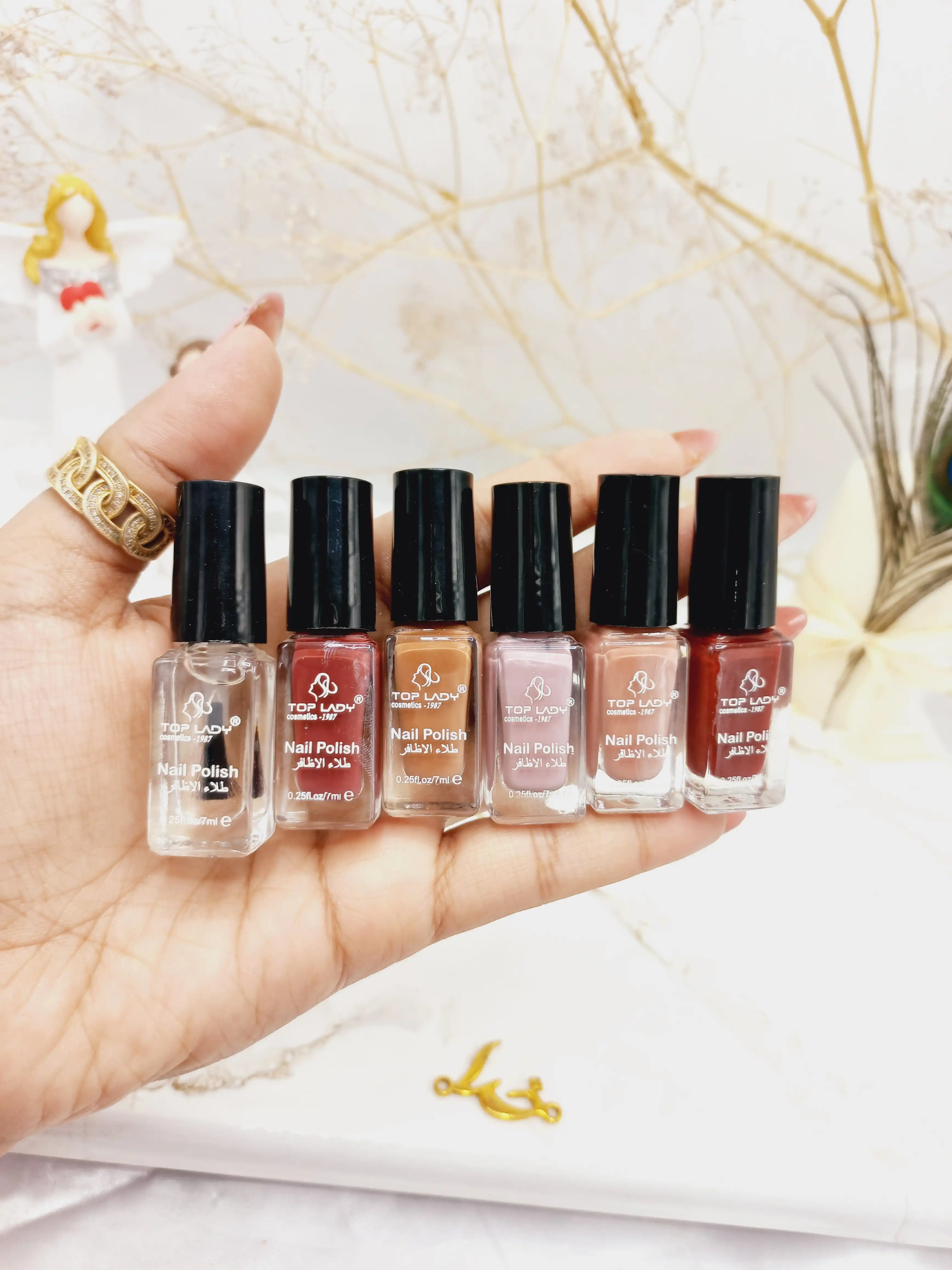 پک لاک کیفی 6 عددی نایلی پولیش (کوچک)