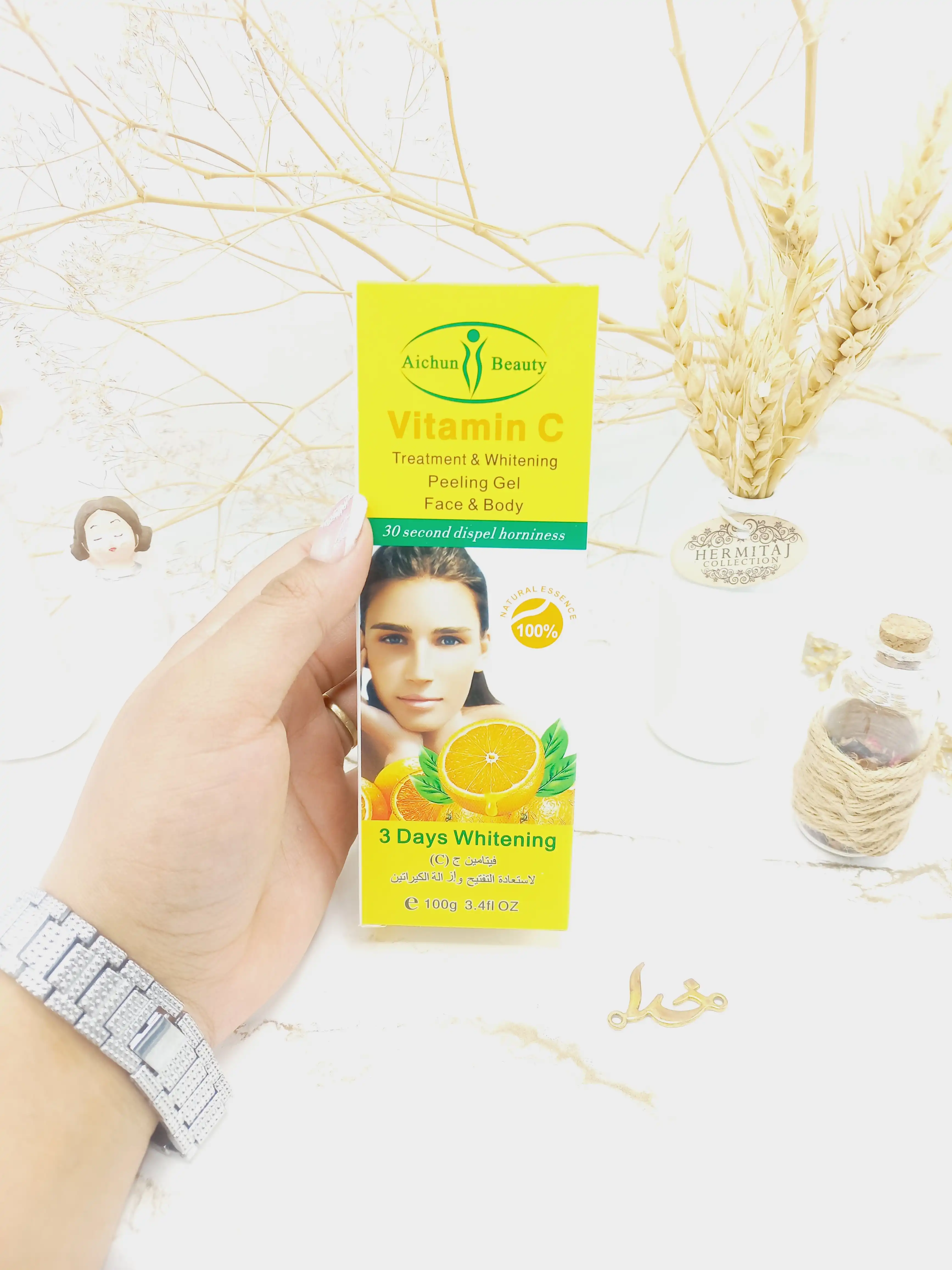 ژل پرطرفدار لایه بردار ویتامین سی VITAMIN C برند آیچون بیوتی Aichun Beauty کد AC31063