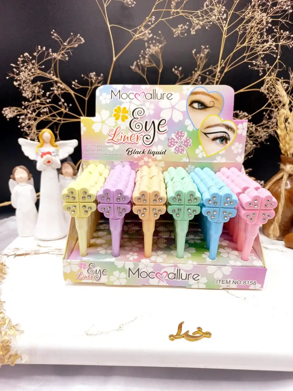 خط چشم فانتزی طرح گل برند موکالر Mocallure کد 8158