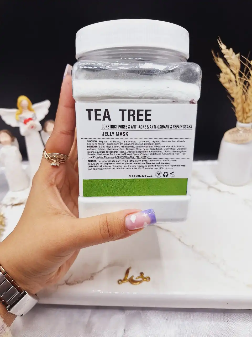 ماسک هیدروژلی چای سبز 650g TEA TREE ساخت چین