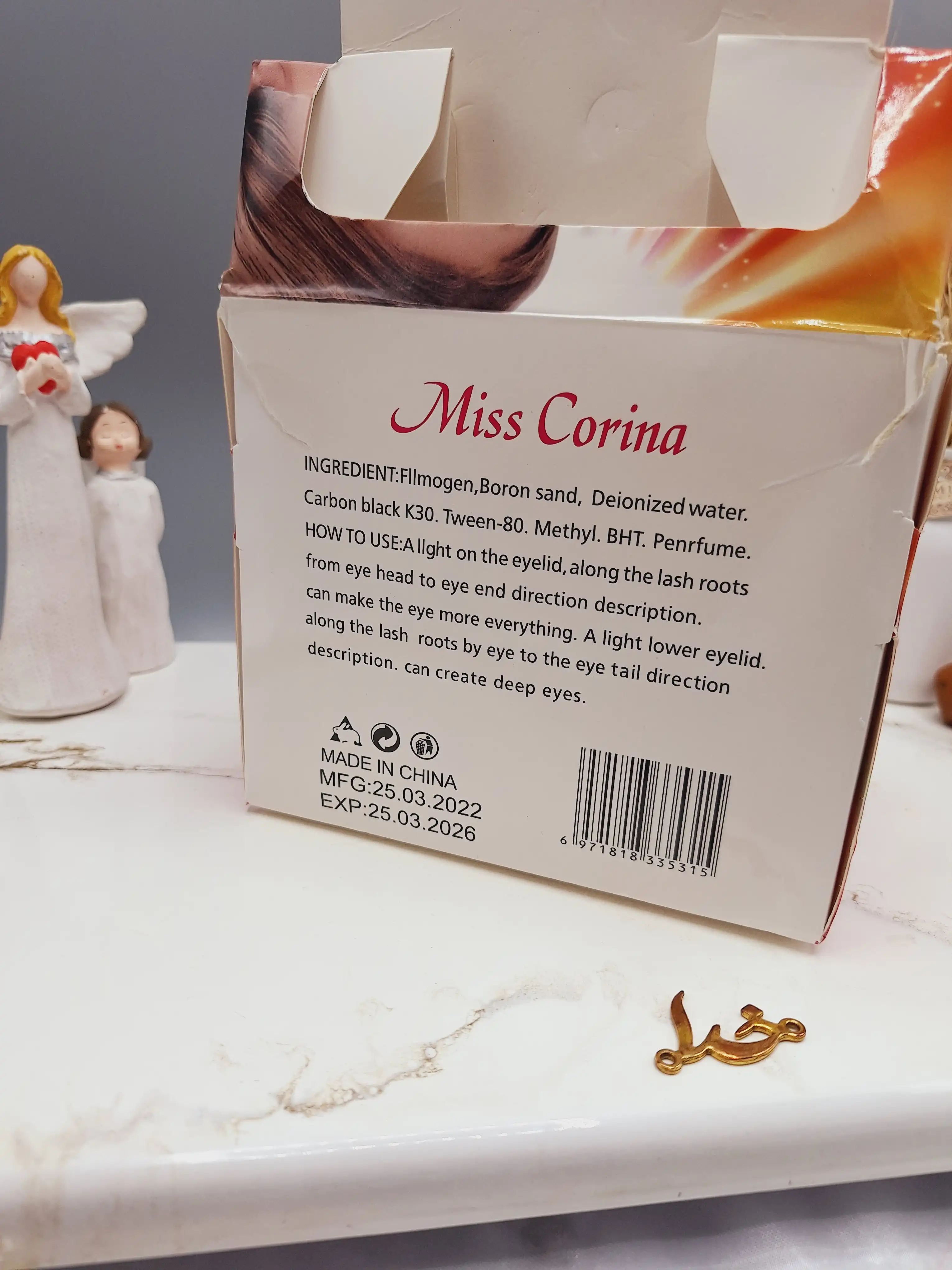 خط چشم مویی رنگی برند میس کورینا Miss Corina کد E2027