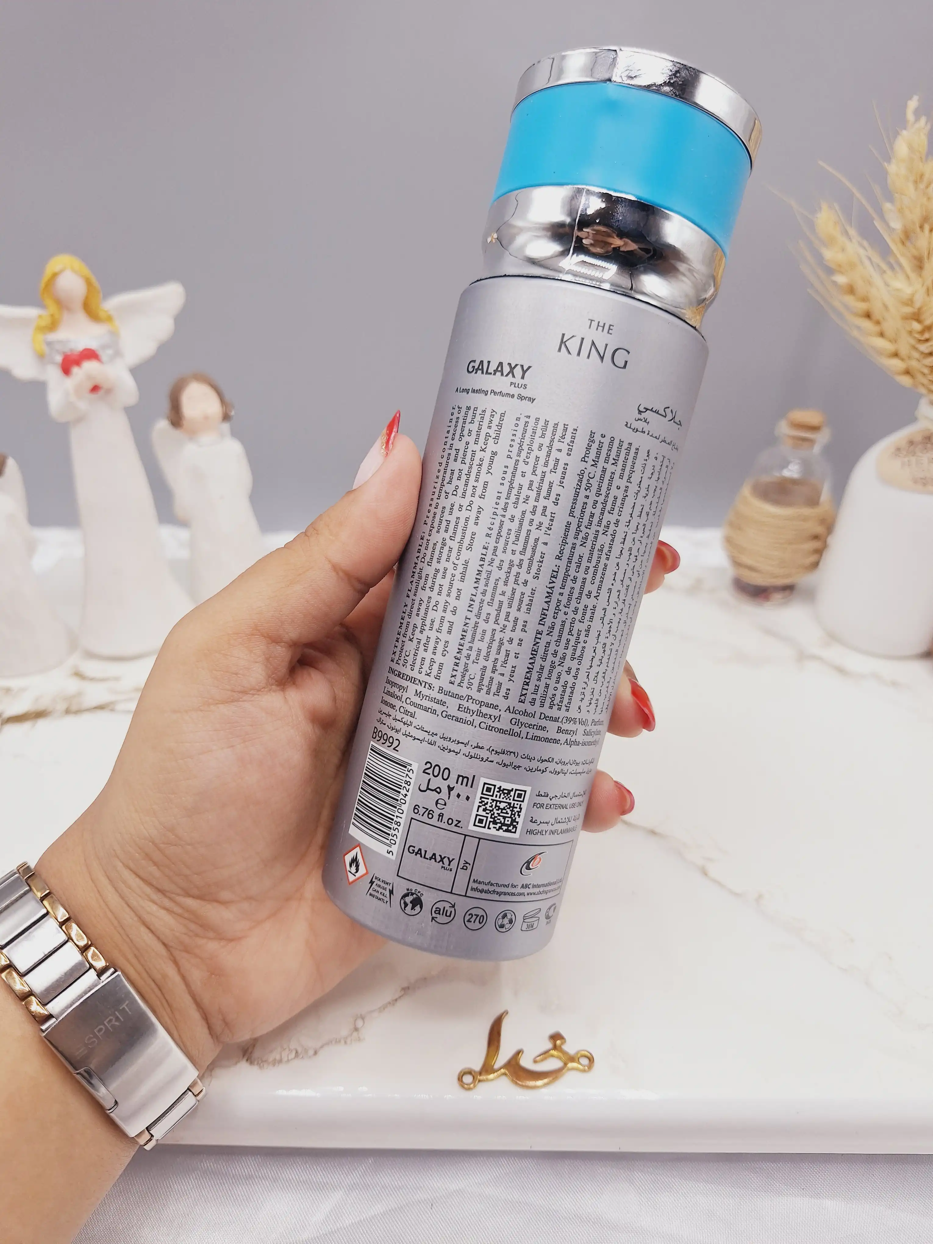 اسپری مردانه گلکسی galaxy مدل The King کد 9992
