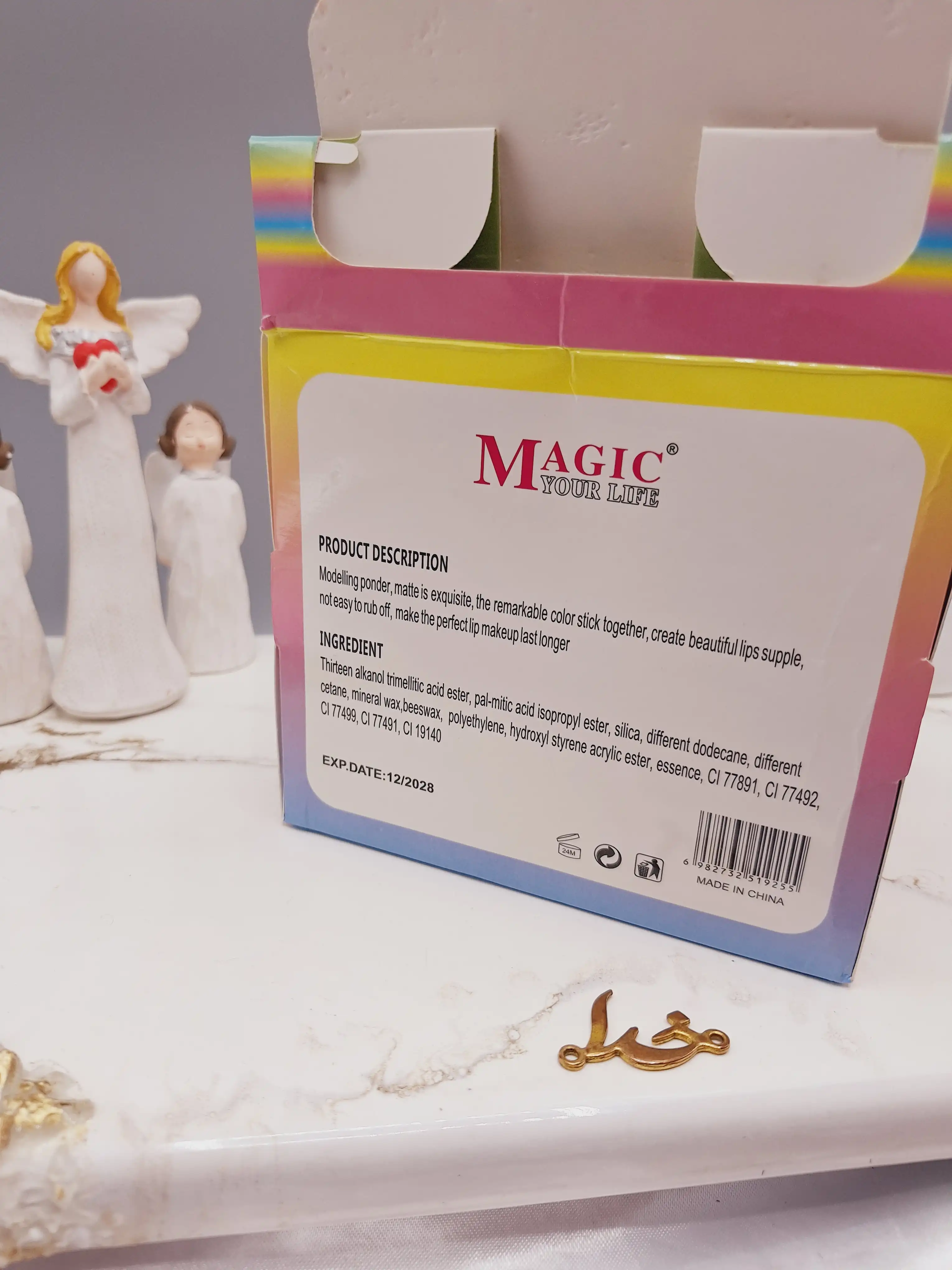 تینت لب طرح اسب تک شاخ شیشه ای برند مجیک کد LC25