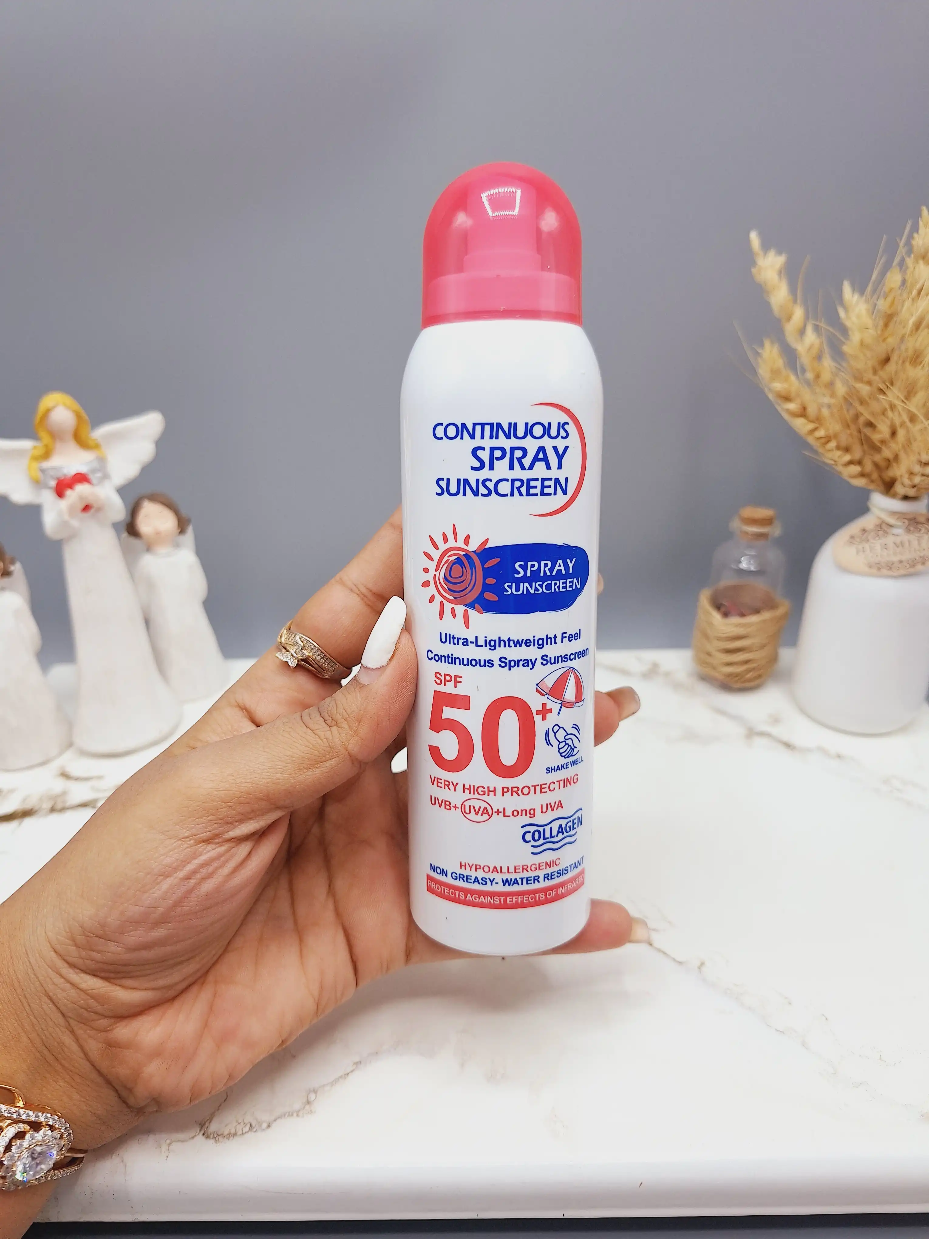اسپری ضدآفتاب spf 50 برند وکالی WOKALI کد 545