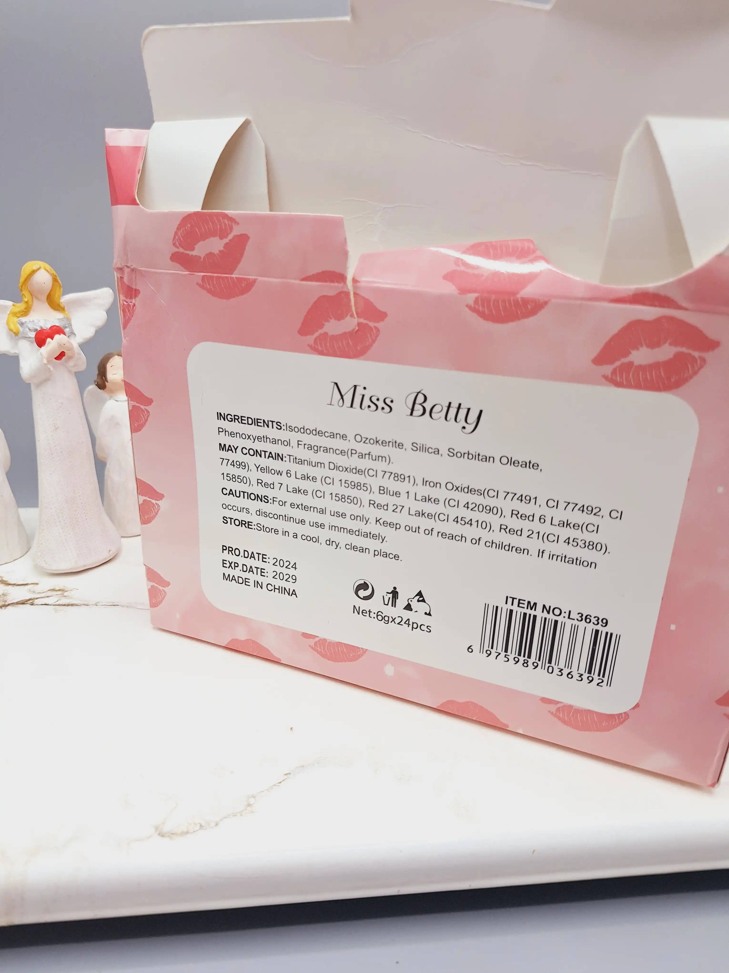 برق لب و شاین لب حرارتی دو طرفه ‏Miss Betty‏ کد L3639