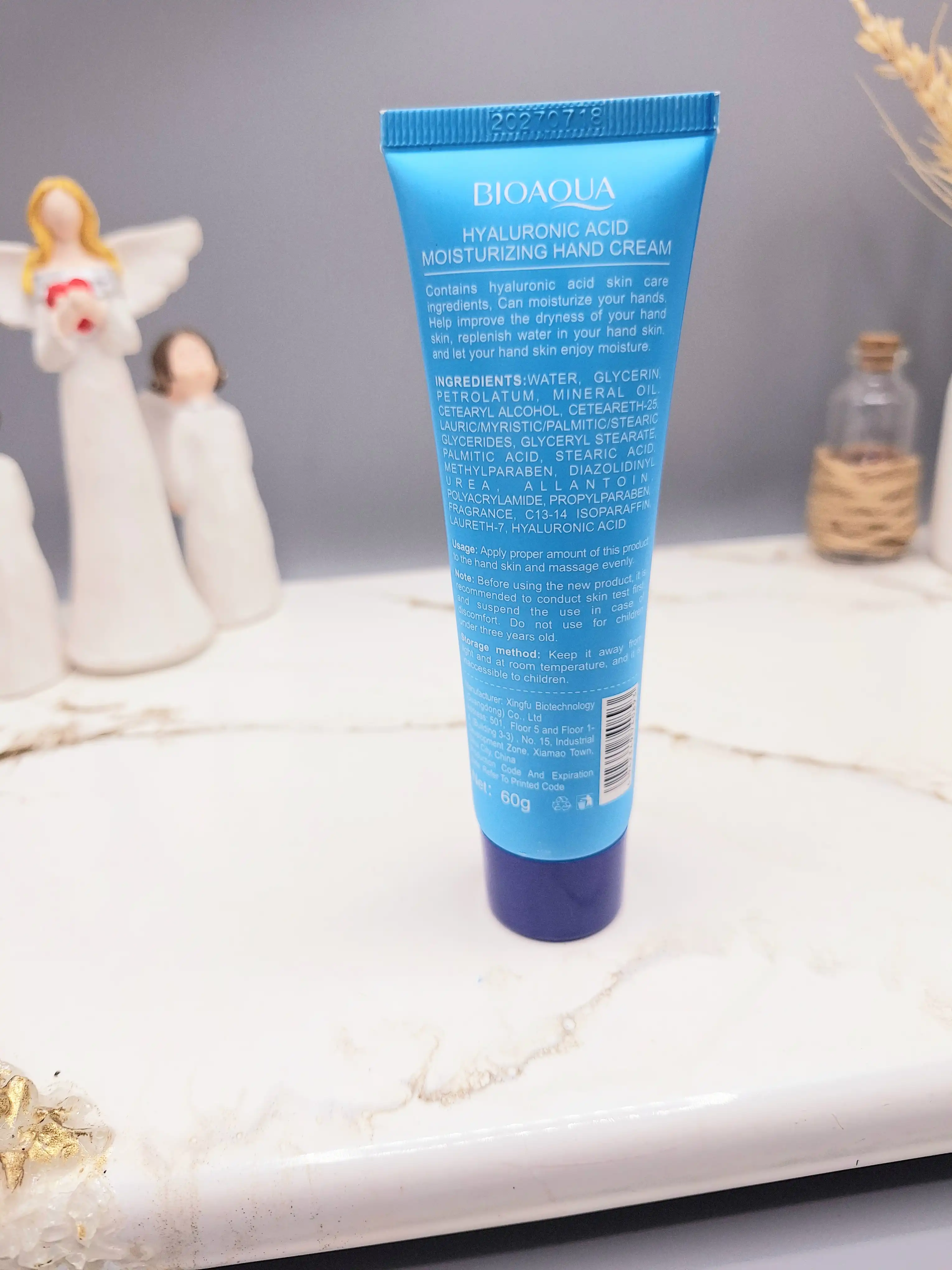 کرم دست تیوپی هیالورونیک اسید بیوآکوا 60 گرم کد 0893