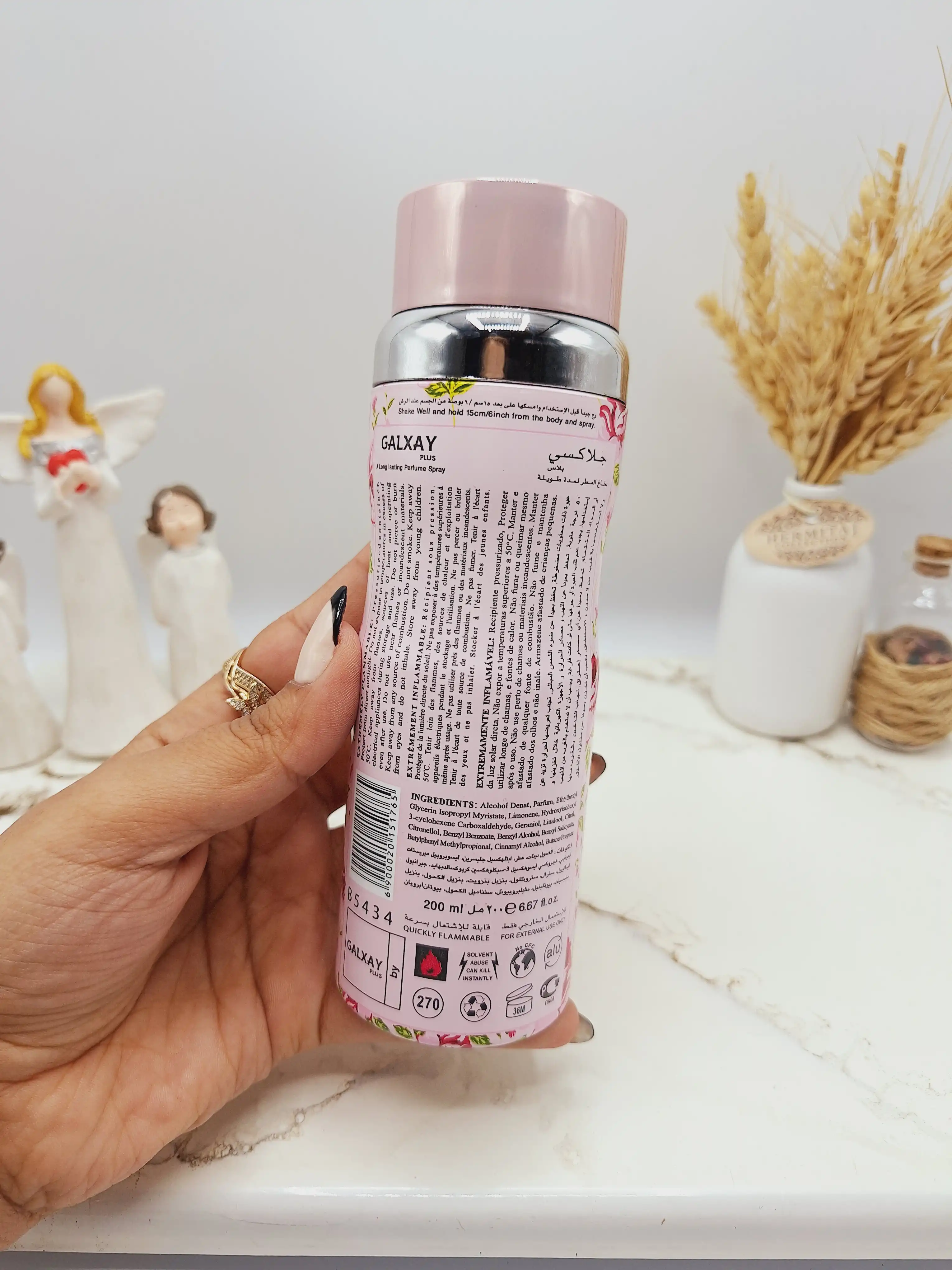 اسپری خوش بو کننده زنانه  مدل DaRLIng برند گلکسی GALXAY کد B5434