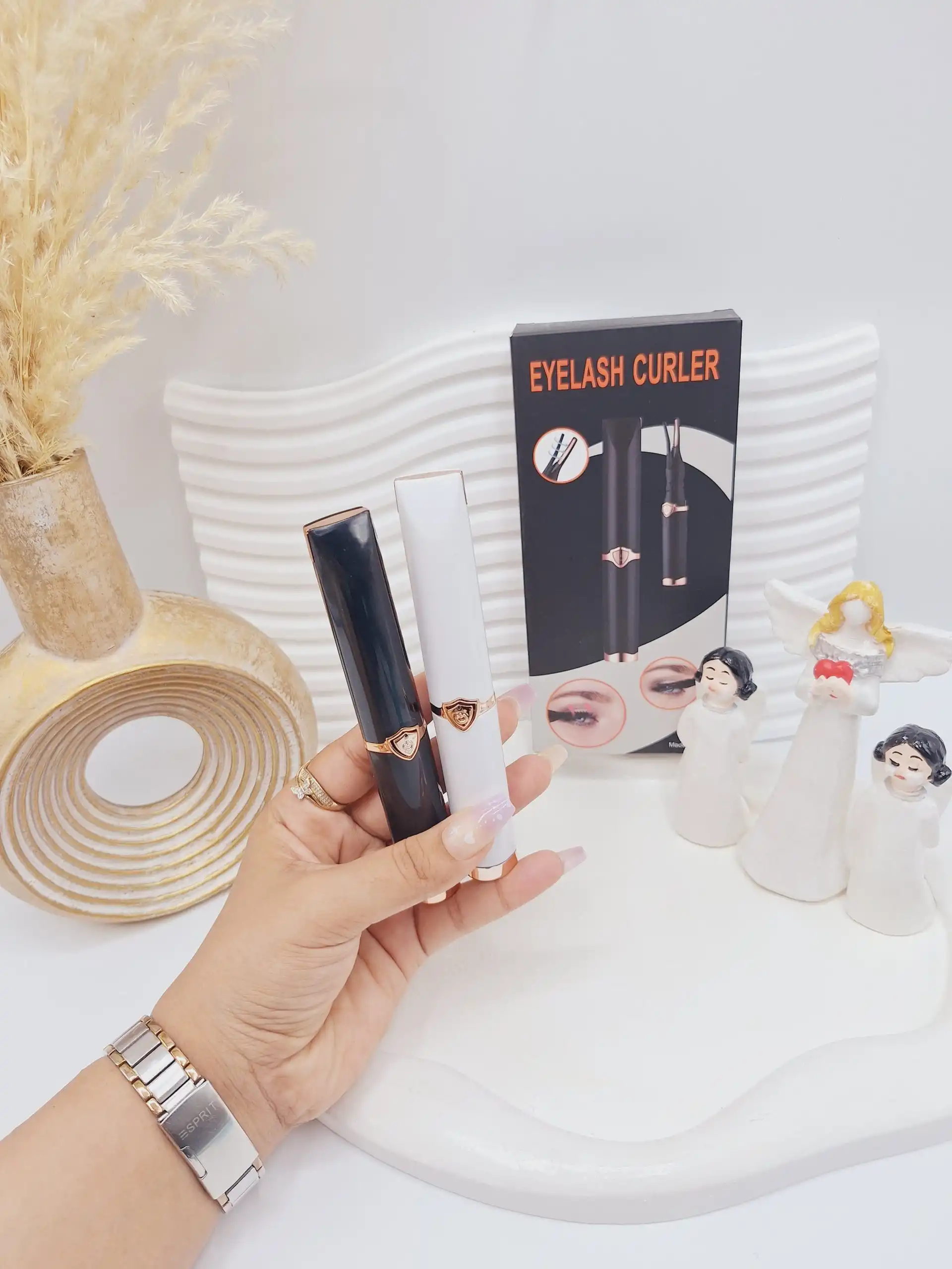 دستگاه فرمژه و بابلیس مژه حرارتی EYELASH CURLER کد 5412