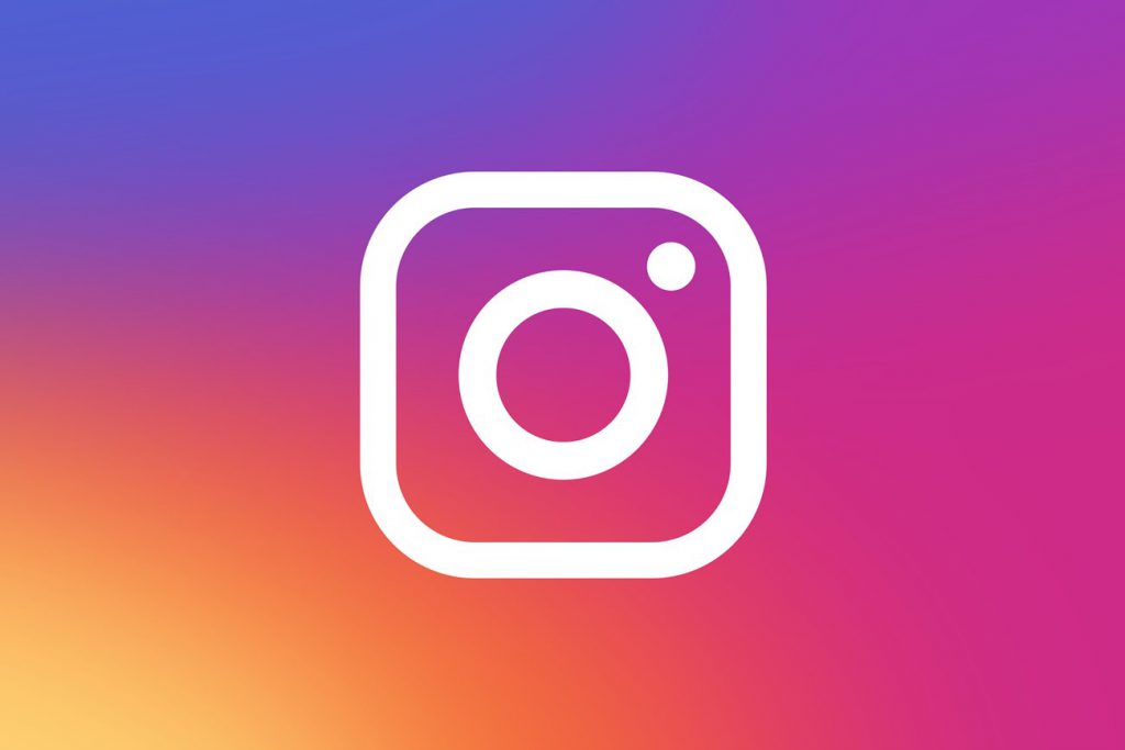 instagram modern logo colorful background